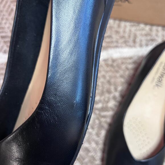 Softwalk Black Vellore Flats Sz 7 Wide - Picture 6 of 7